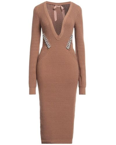 N°21 Midi Dress - Brown