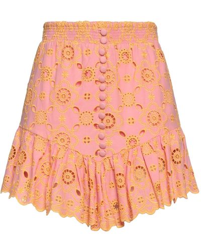Isabelle Blanche Mini Skirt - Orange