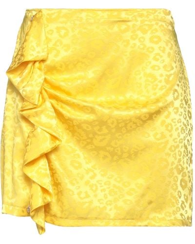 Odi Et Amo Mini Skirt - Yellow