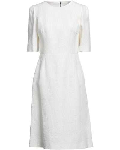 Dolce & Gabbana Midi Dress - White