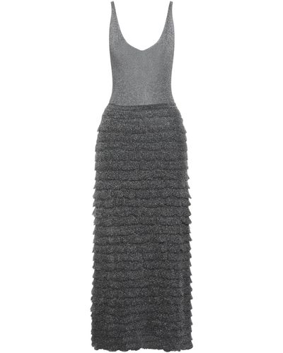 Missoni Maxi Dress Metallic Fiber, Polyamide - Gray