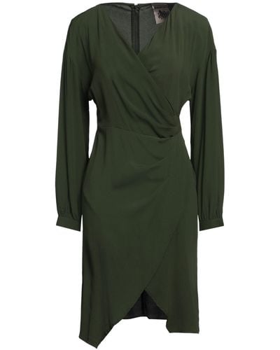 Semicouture Mini Dress - Green