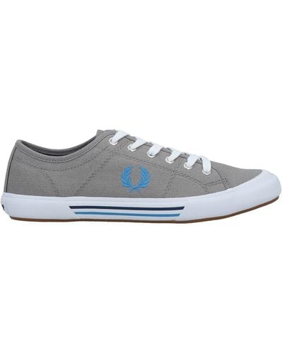 Grey Fred Perry Trainers for Men Lyst Australia