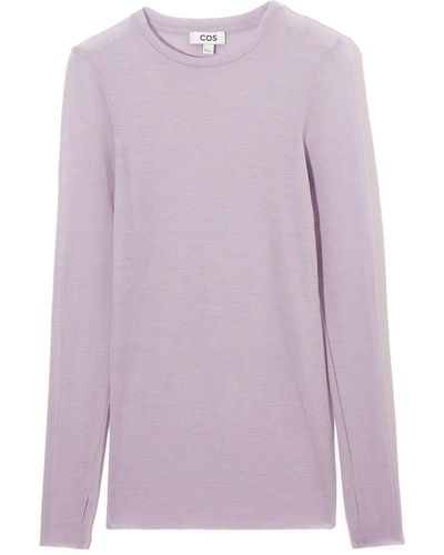 COS T-shirt - Purple