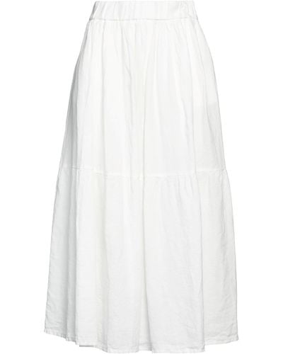 Peserico EASY Midi Skirt Linen - White