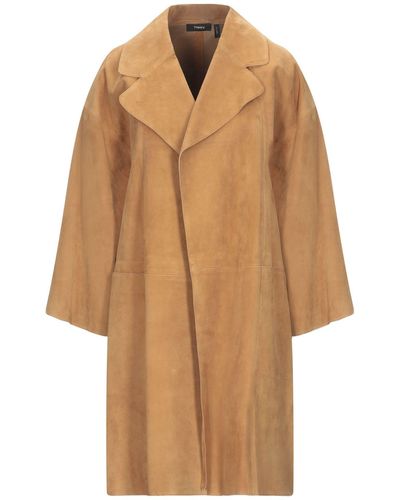 Theory Overcoat & Trench Coat - Brown