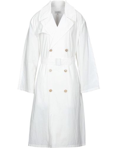 Maison Margiela Overcoat & Trench Coat - White