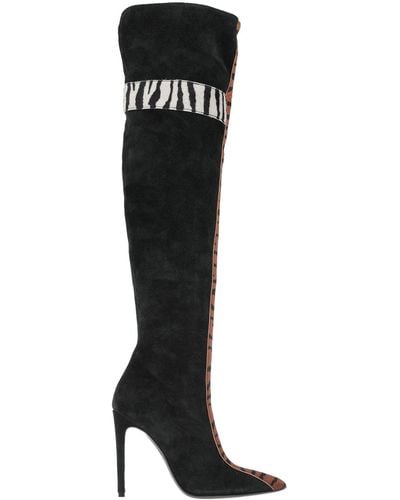 Just Cavalli Knee Boots - Black