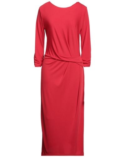 Gai Mattiolo Vestido midi - Rojo