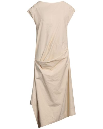 Hache Midi Dress - Natural