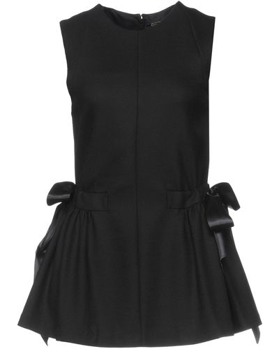 Adam Lippes Short Dress - Black
