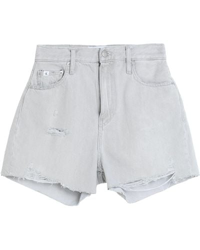 Calvin Klein Denim Shorts - Grey