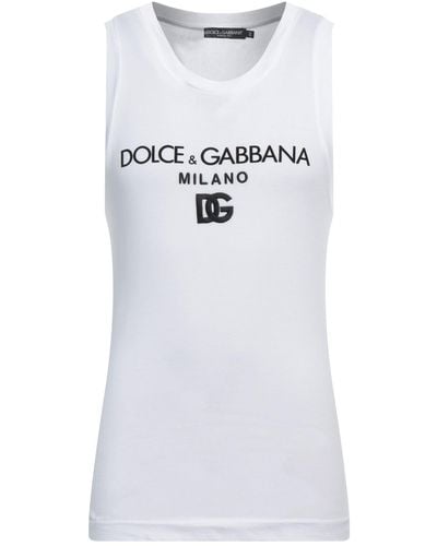 Dolce & Gabbana Tank Top - White