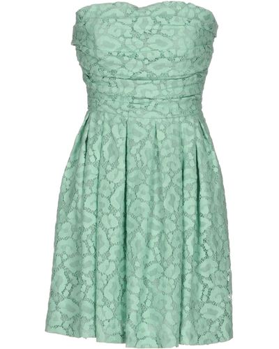 Boutique Moschino Mini Dress Cotton, Polyamide - Green