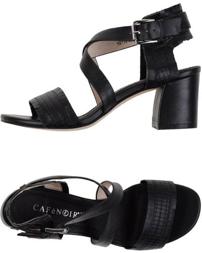 CafeNoir Sandals - Black
