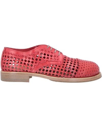 Moma Lace-up Shoes - Red