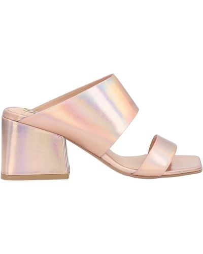 Colors Of California Rose Sandals Soft Leather - Pink