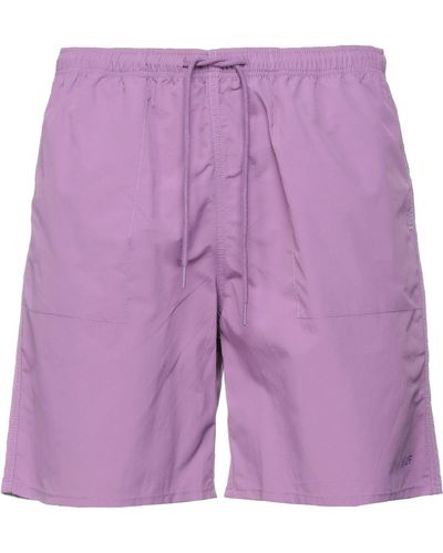 Huf Shorts & Bermuda Shorts - Purple