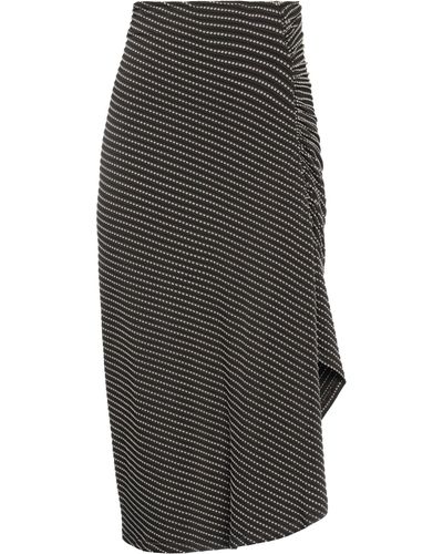 Atlein Midi Skirt - Grey