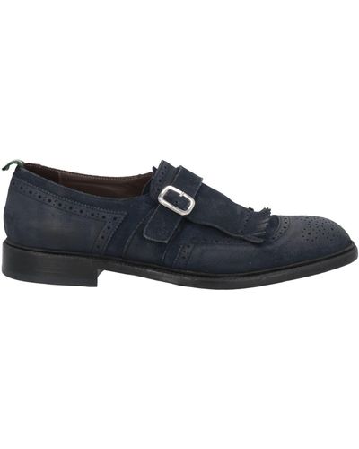 Green George Loafers - Blue