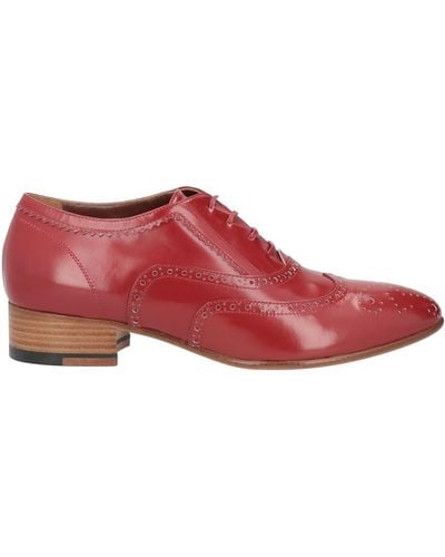 A.Testoni Zapatos de cordones - Rojo