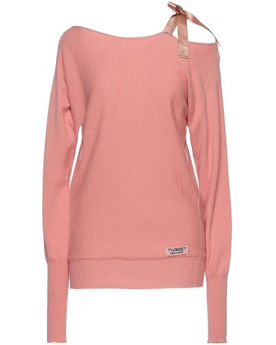 Twin Set Pullover - Rose