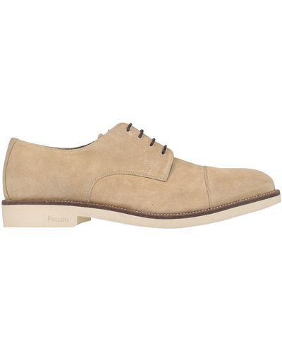 Pollini Lace-up Shoes - Natural