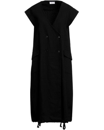 SOHO-T Overcoat & Trench Coat - Black