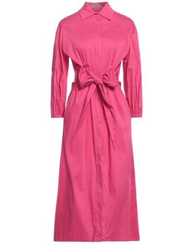 D.exterior Midi Dress - Pink