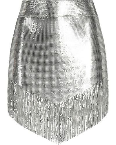 Rabanne Mini Skirt - Gray