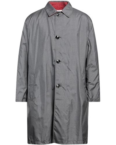 Kiton Overcoat & Trench Coat - Gray