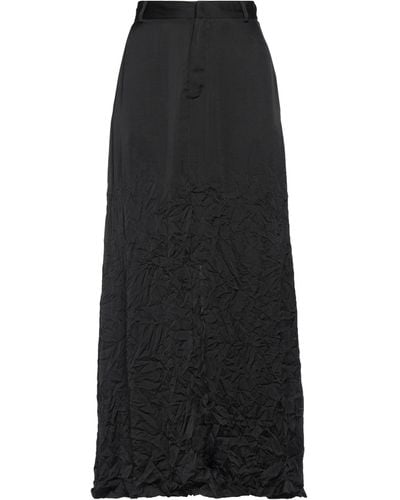 MM6 by Maison Martin Margiela Maxi Skirt Polyester - Black