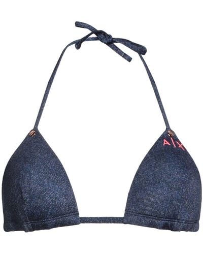 Armani Exchange Bikini Top - Blue