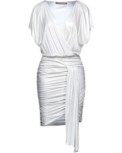 SIMONA CORSELLINI Light Mini Dress Viscose - White