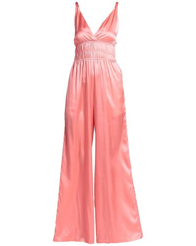 Semicouture Jumpsuit Silk, Elastane - Pink