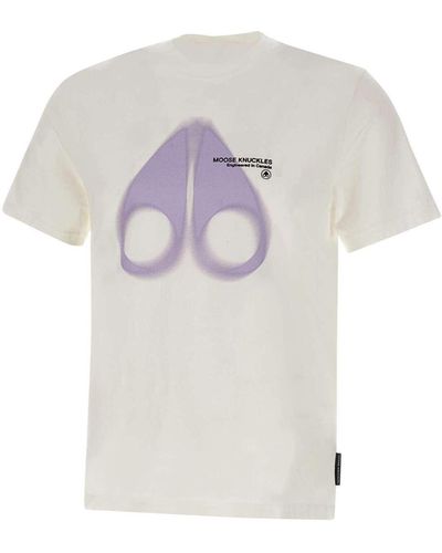 Moose Knuckles Camiseta - Blanco