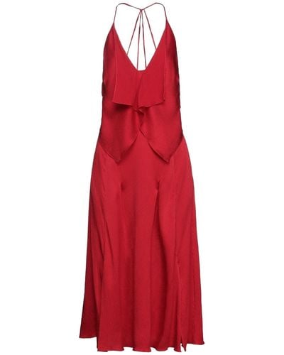 Roland Mouret Midi Dress - Red