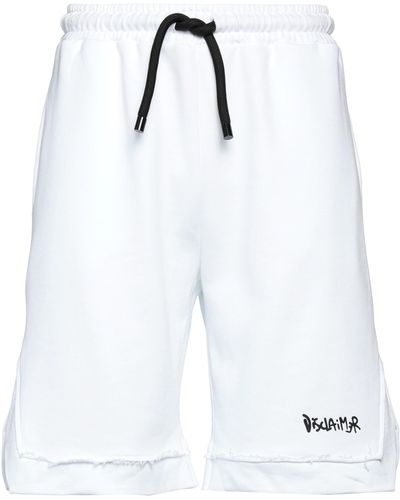 DISCLAIMER Shorts & Bermuda Shorts - White