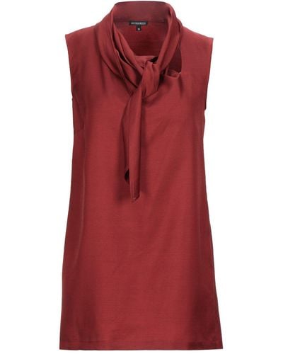 Ann Demeulemeester Top - Rot