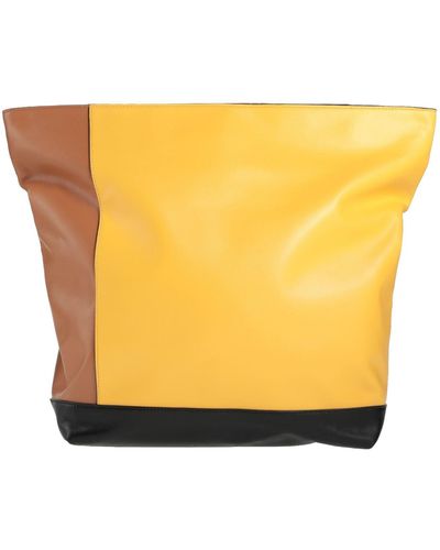 Marni Handbag Bovine Leather, Brass, Resin - Yellow