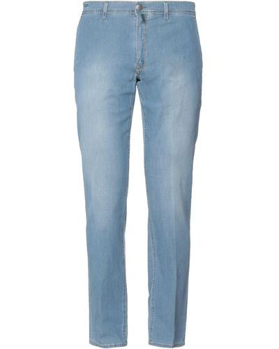 Luigi Borrelli Napoli Pantalon en jean - Bleu