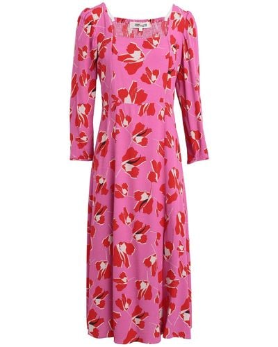 Diane von Furstenberg Midi-Kleid - Pink