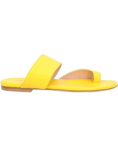 GIA COUTURE Thong Sandal - Yellow