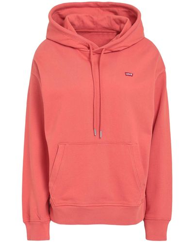Levi's Standard Sweatshirt Hoodie Kapuzenpullover,Burnt Sienna,XXS - Pink