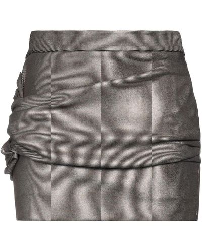 Black Coral Mini Skirt - Gray