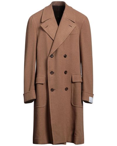 Caruso Coat Wool, Polyamide - Brown