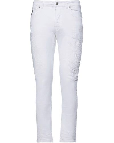 John Richmond Pantalon en jean - Blanc