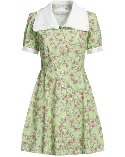 Loretta Caponi Mini Dress - Green