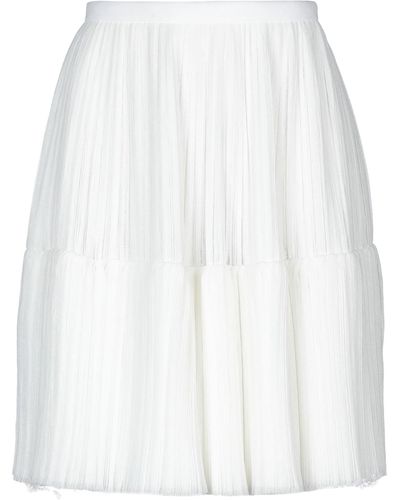 Jil Sander Midi Skirt - White