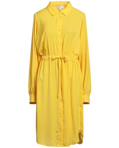 Rosemunde Midi Dress - Yellow